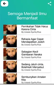 Ceramah Ustadz Syafiq Riza Bas screenshot 1