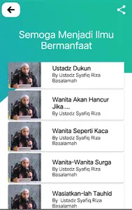 Ceramah Ustadz Syafiq Riza Bas screenshot 2