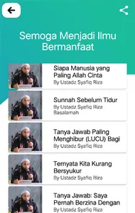 Ceramah Ustadz Syafiq Riza Bas screenshot 4