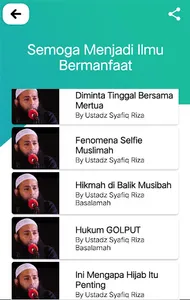 Ceramah Ustadz Syafiq Riza Bas screenshot 5