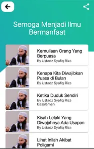 Ceramah Ustadz Syafiq Riza Bas screenshot 6