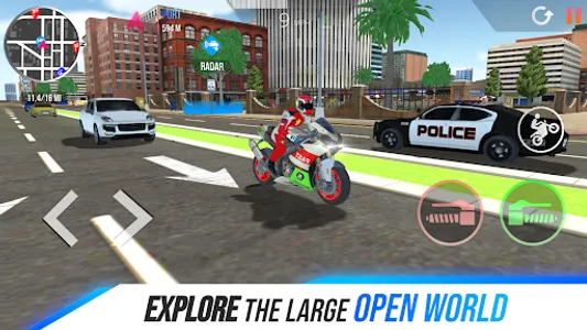 Motorcycle Real Simulator screenshot 1