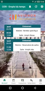 CERI - Emploi du temps screenshot 0