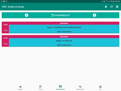 CERI - Emploi du temps screenshot 9