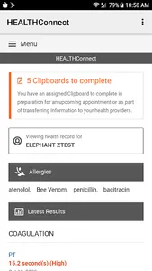 HEALTHConnect (HC) screenshot 0