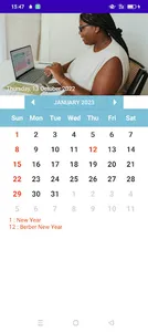 Algeria Calendar screenshot 1