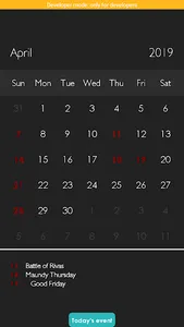 Costa Rica Calendar 2020 screenshot 0