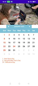 Romania Calendar 2023 screenshot 0