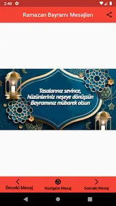 Ramazan Bayramı Mesajları screenshot 4