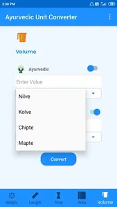 Ayurvedic Unit Converter screenshot 3