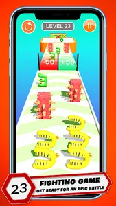 ABC Alphabets Merge Run Fight screenshot 7