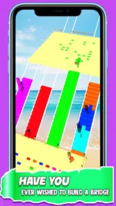 Bridge Build Runner Stair Race screenshot 2