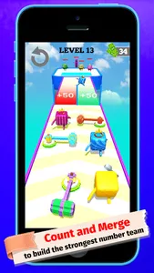 Merge Cube Number Fusion Fight screenshot 1
