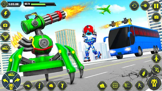 School Bus Robot Car Game screenshot 11