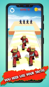 Hero Craft Runner Merge Master screenshot 9