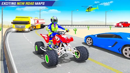 ATV Quad Bike Traffic Racing screenshot 19