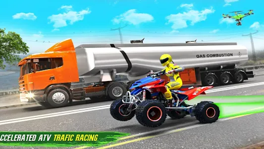 ATV Quad Bike Traffic Racing screenshot 8