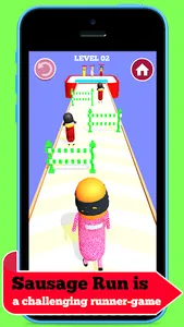 Sausage Runner Merge Master 3D screenshot 9