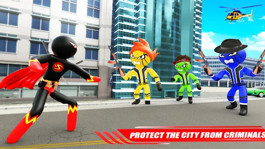 Stickman Rope Superhero Game screenshot 13