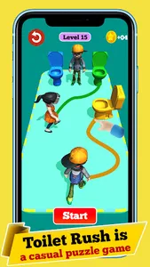 Toilet Race Rush Draw Puzzle screenshot 5