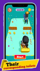 Toilet Race Rush Draw Puzzle screenshot 7