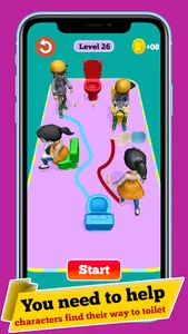 Toilet Race Rush Draw Puzzle screenshot 8