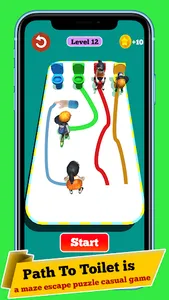 Toilet Race Rush Draw Puzzle screenshot 9