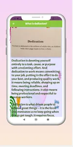 Examples of Dedication screenshot 2