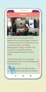 CreativeLive Benefits screenshot 3