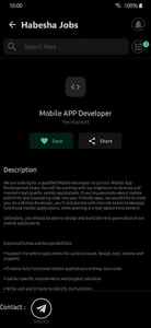 Habesha jobs screenshot 1
