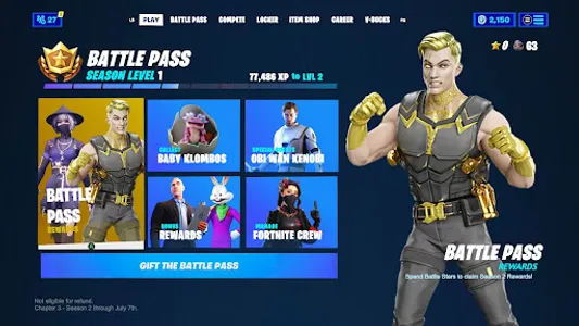 Battle Royale Chapter 4 mobile screenshot 2