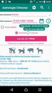 Astrologie Chinoise - Tu Vi -  screenshot 2
