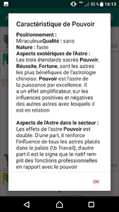 Astrologie Chinoise - Tu Vi -  screenshot 4