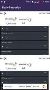 betcodes screenshot 1