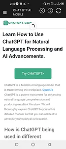 Chat GTP AI screenshot 0