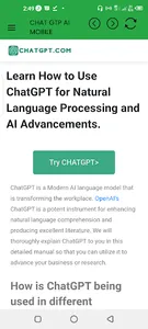 Chat GTP AI screenshot 1