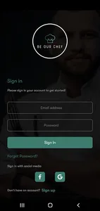 BeOurChef-ServiceProvider screenshot 0