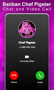 Banban Chef Pigster Video Call screenshot 4