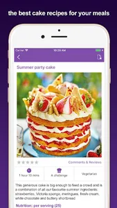 Cakes & baking recipes screenshot 5