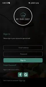 Be Our Chef User screenshot 0