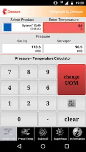 Chemours PT Calc screenshot 1