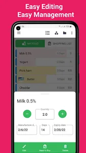 Food List Tracking & Shopping screenshot 6