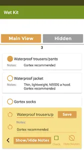 Bug Out Bag Checklist screenshot 2