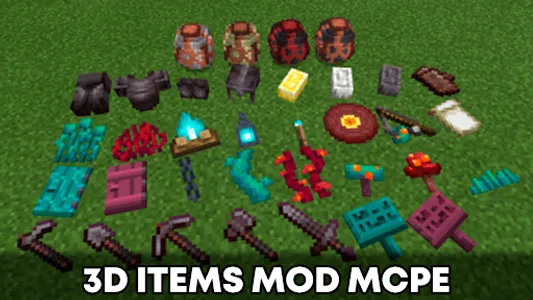3D Item Mod MCPE screenshot 2