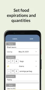 StockUp - food storage tracker screenshot 1