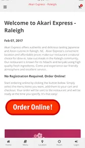 Akari Express - Raleigh screenshot 0