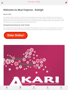 Akari Express - Raleigh screenshot 3