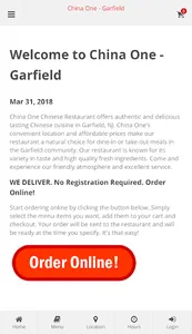 China One Garfield Ordering screenshot 0
