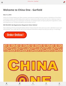 China One Garfield Ordering screenshot 3