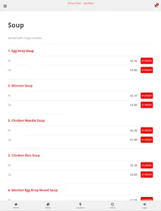 China One Garfield Ordering screenshot 4